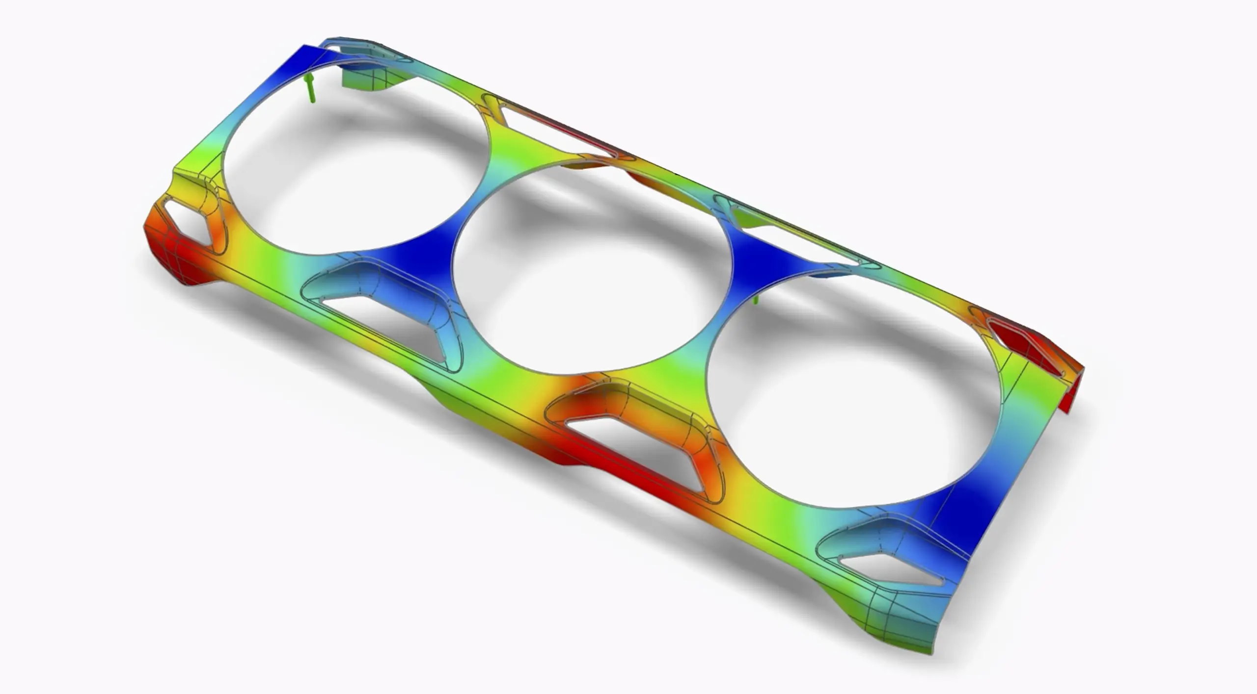 SmartCAE - Altair Hypermesh - Analisi Avanzata Senza Mesh con SimSolid