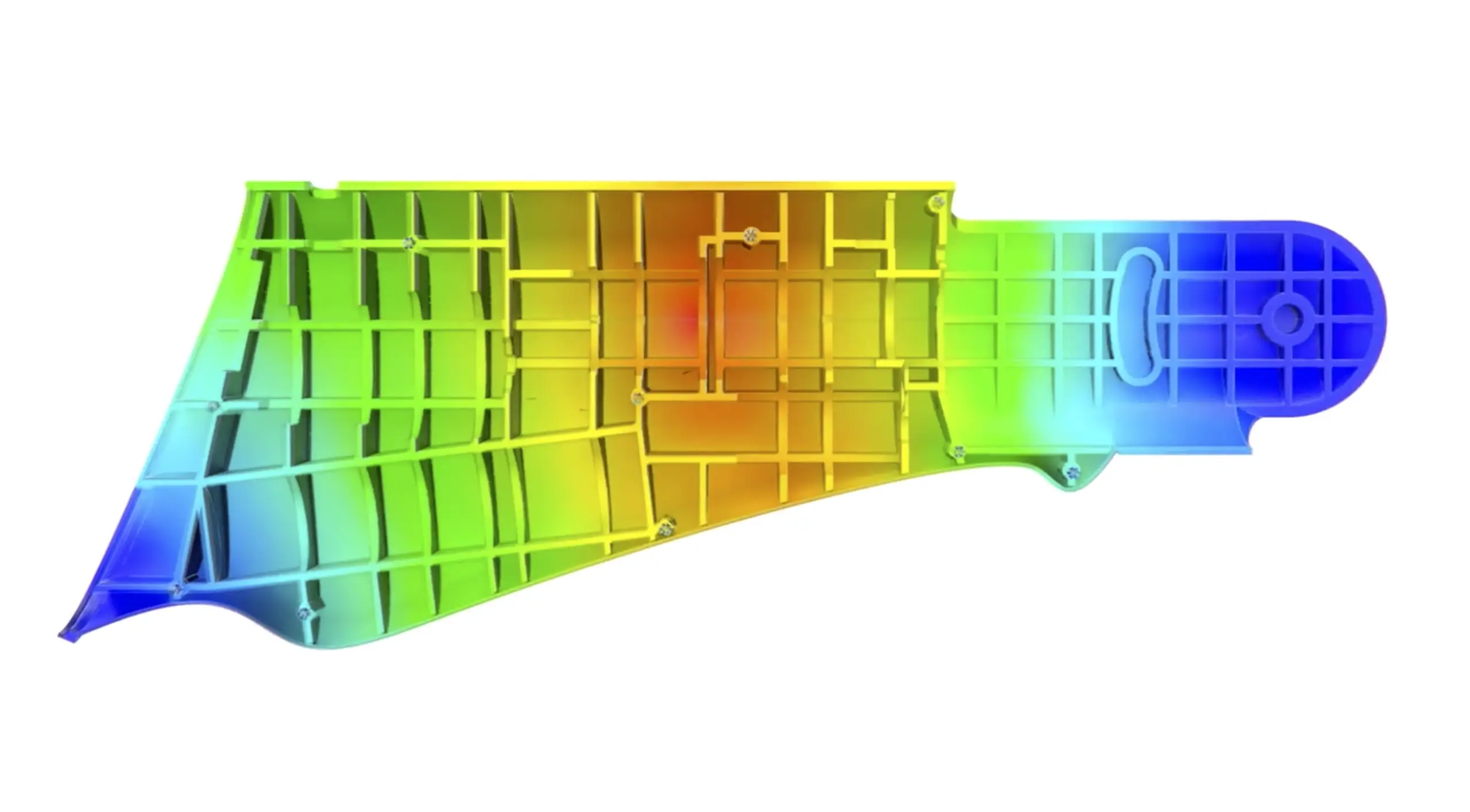 SmartCAE - Altair Hypermesh - Riempimento, raffreddamento e deformazione valutate anticipatamente
